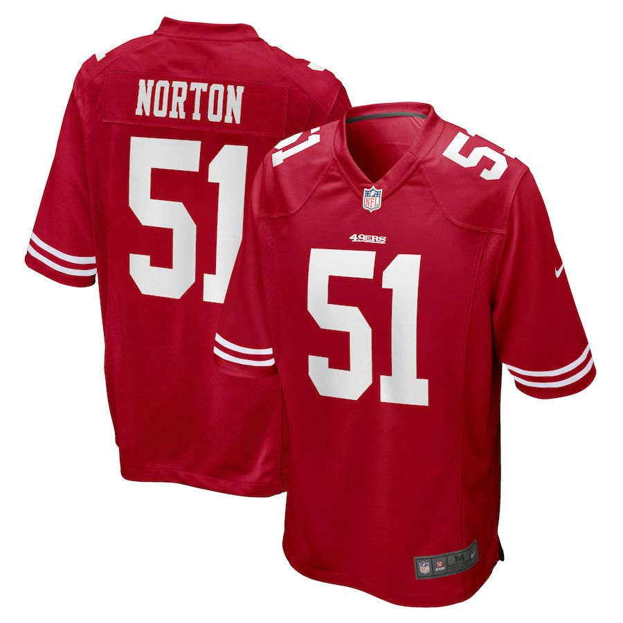 Men San Francisco 49ers #51 Ken Norton Jr Nike Scarlet Retired Player NFL Jersey->san francisco 49ers->NFL Jersey